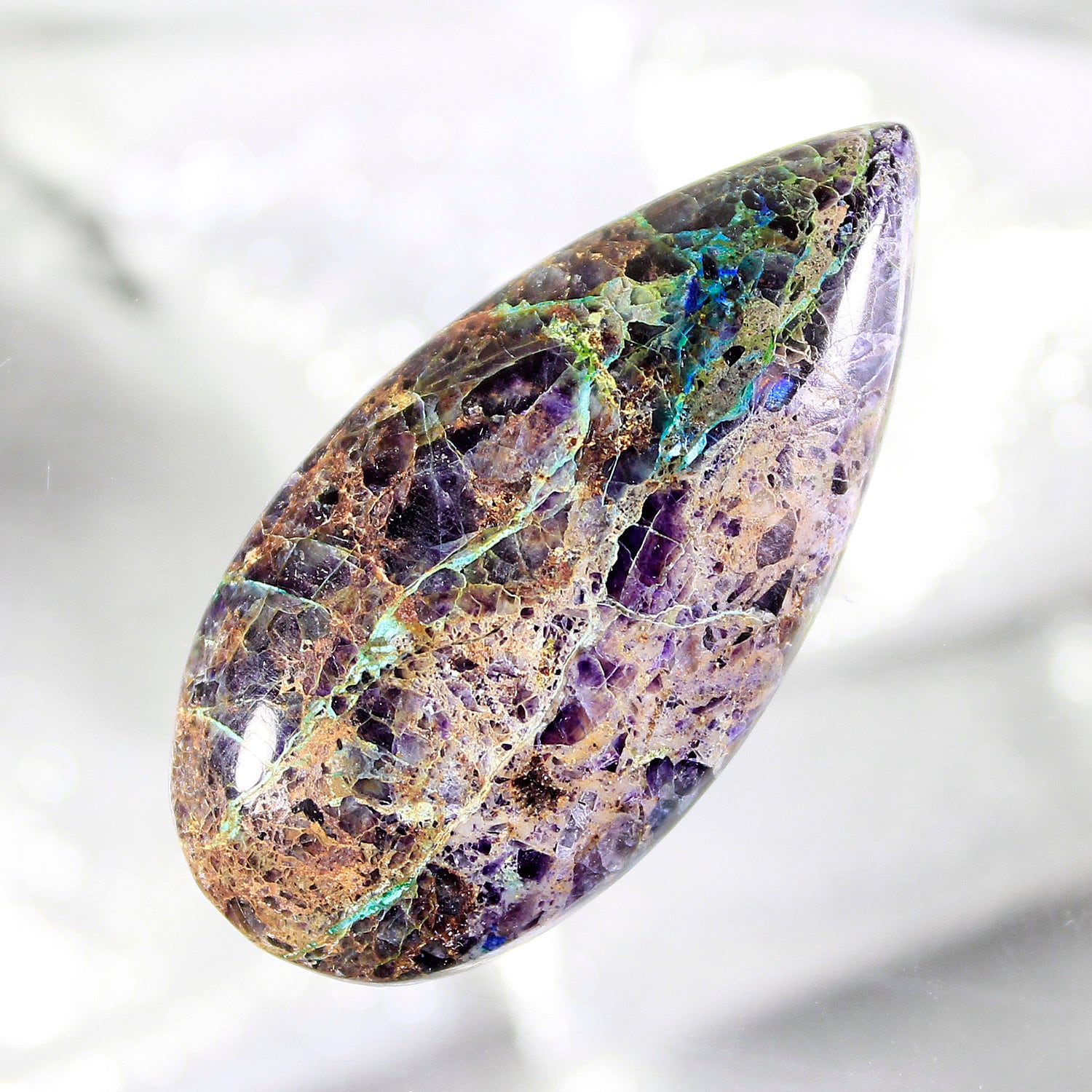 Kaleidoscope Prism Stone Designer Cut Cabochon, Designer Cabochons; a/k