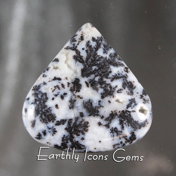 Medicine Bow Dendritic Agate (Montana) Designer Cut Cabochon