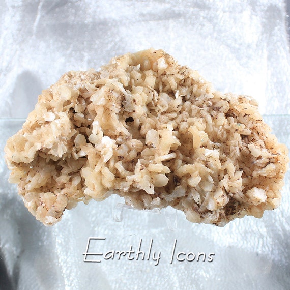 Large Stilbite 7.5” Stilbite Crystal Cluster Specimen 478g;  Natural Stilbite Crystals; Zeolite Crystal; Zeolite Mineral; Stilbite Specimen