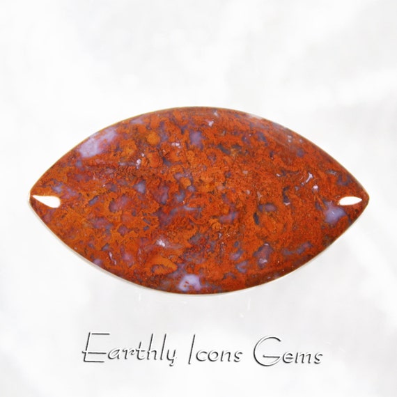 Red Moss Agate Designer Cut Cabochon, Designer Cabochons
