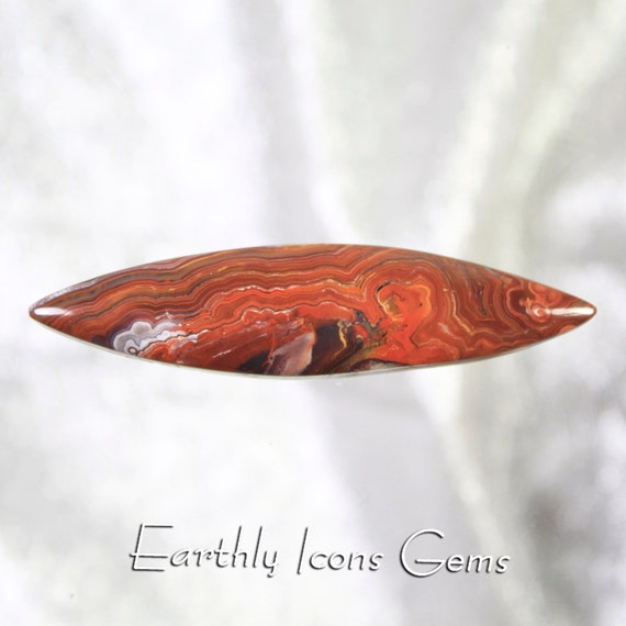 Large Laguna Lace Agate Designer Cut Cabochon