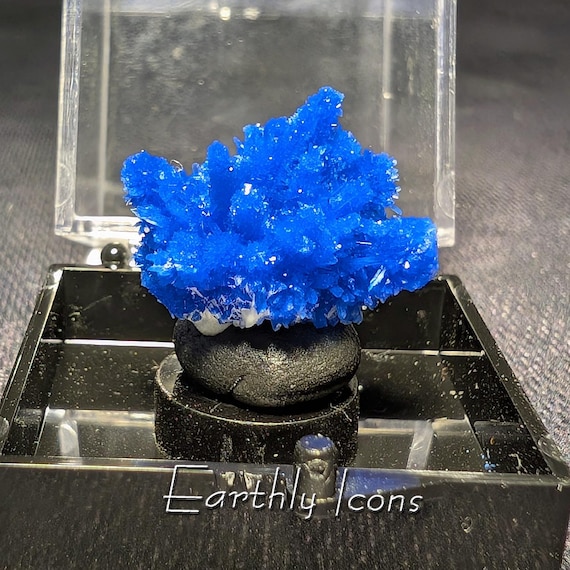 Full Flower of Rare Pentagonite from Maharashtra, India; Blue Mineral Crystal; Metaphysical Mineral; Transformational Energy Crystal