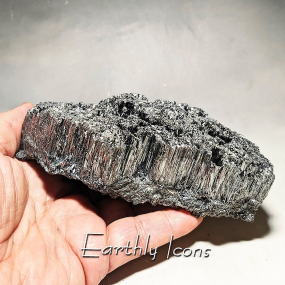Large Stibnite (Antimonite) Columnar Specimen from Jiangxi, China; Stibnite Bundle