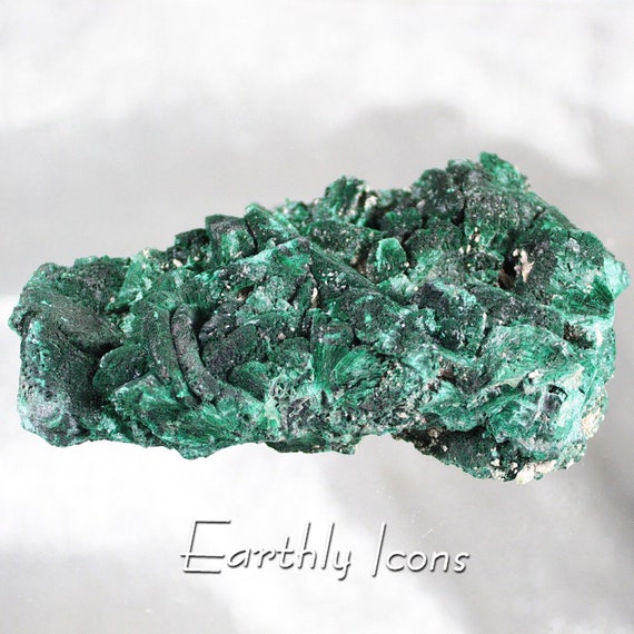 Malachite Pseudomorph After Azurite from Milpillas Mine (262.5g); Malachite Crystals; Raw Malachite; Malachite following Azurite