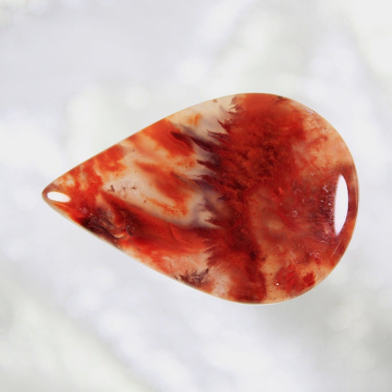 Flame Agate Designer Cut Cabochon