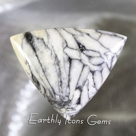 SALE PRICE - Large Pinolith Designer Cut Cabochon, Designer Cabochons