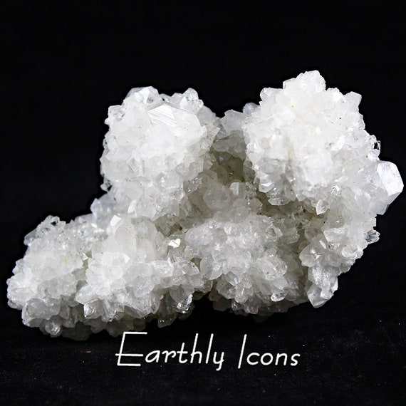 Gemmy Apophyllite Crystal Cluster from Jalgaon District, India; Apophyllite Cluster; Indian Apophyllite; Crystal Cluster