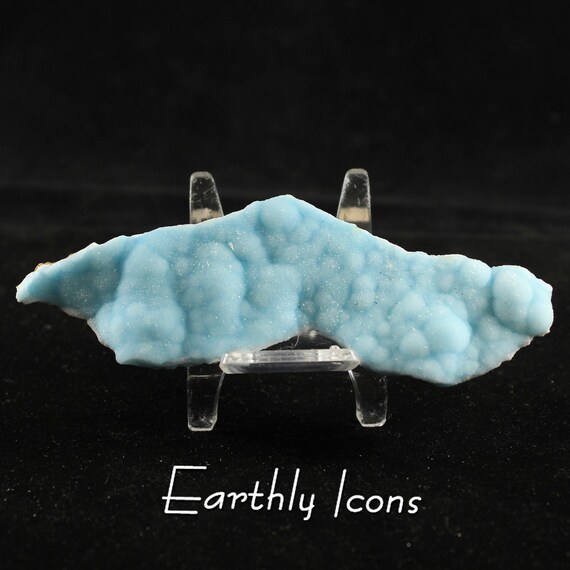 Blue Aragonite Specimen; Botryoidal Raw Blue Aragonite; Natural Blue Aragonite from China
