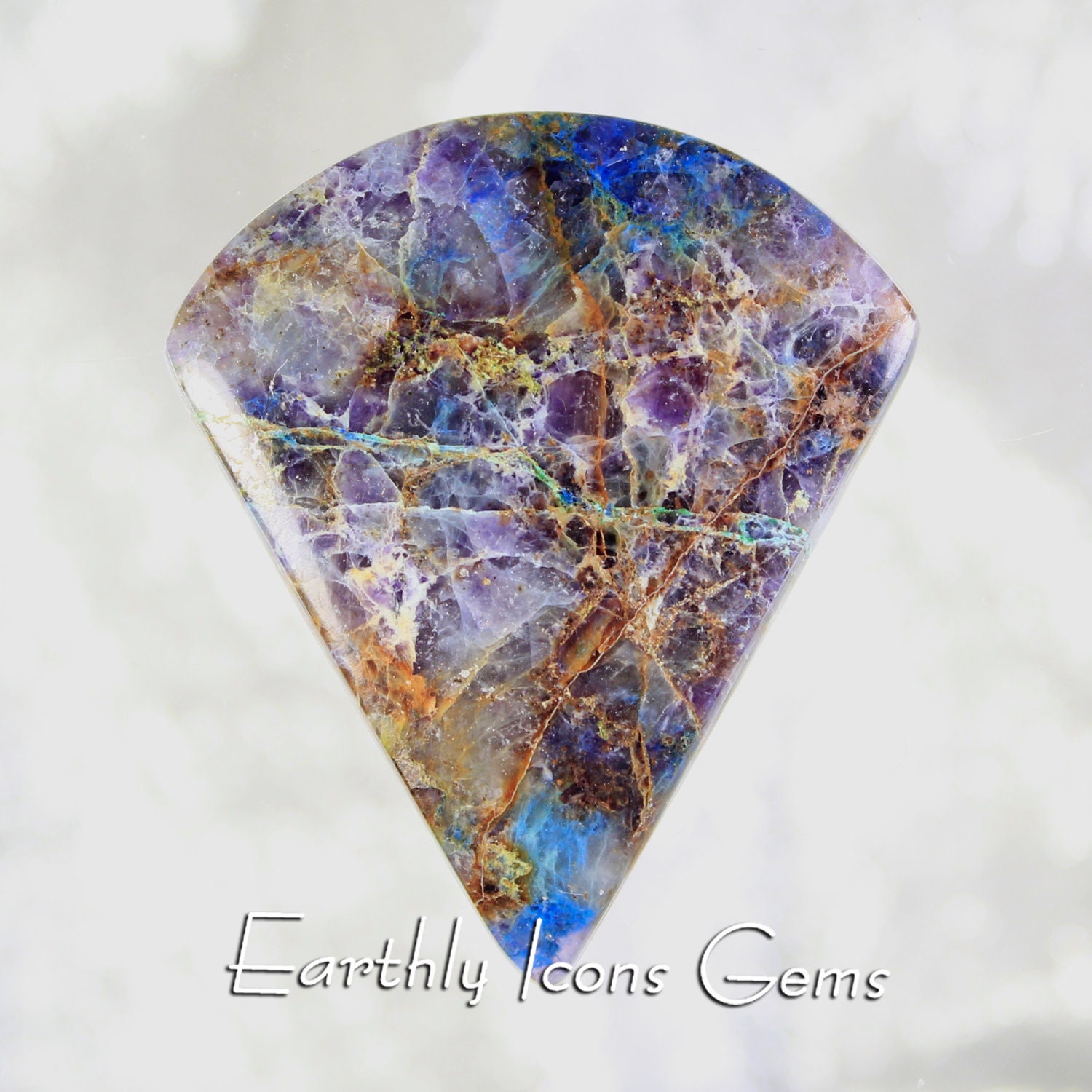 Kaleidoscope Prism Stone Designer Cut Cabochon, Designer Cabochons; a/k