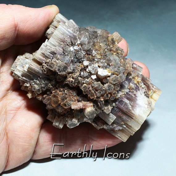 Purple Aragonite Crystal From Spain; Large Aragonite Crystal; Raw Aragonite Crystal Specimen; Spannish Purple Aragonite Specimen