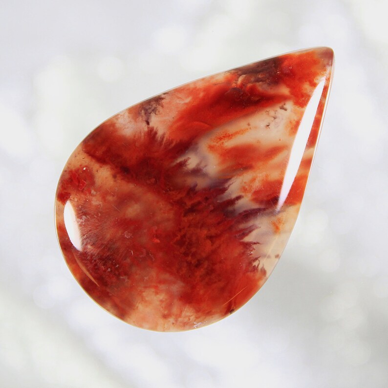 Flame Agate Designer Cut Cabochon