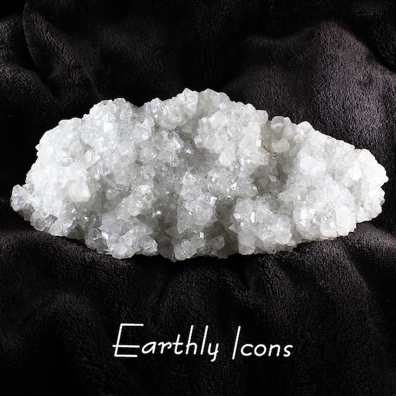 Large (1.31kg) Gemmy Apophyllite Cluster Decor Display Specimen from India