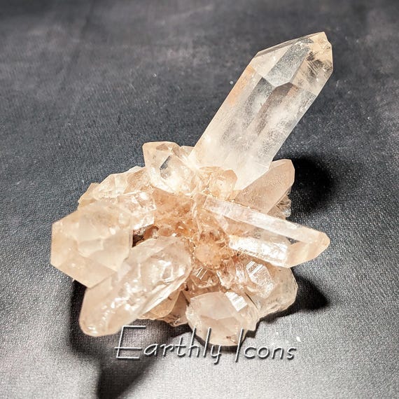Himalayan Quartz Cluster from Pradash, India; Raw Quartz Crystal Cluster; Quartz Crystal Cluster; Healing Crystal; Reiki Quartz Crystal