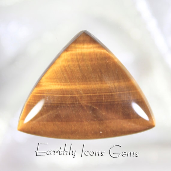 SALE PRICE - Large Golden Tiger Eye Designer Cut Cabochon