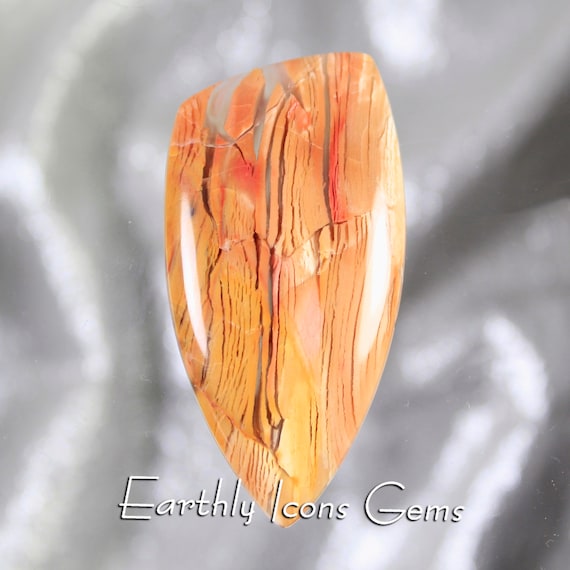 Large Rare Howardite Designer Cut Cabochon, Designer Cabochons