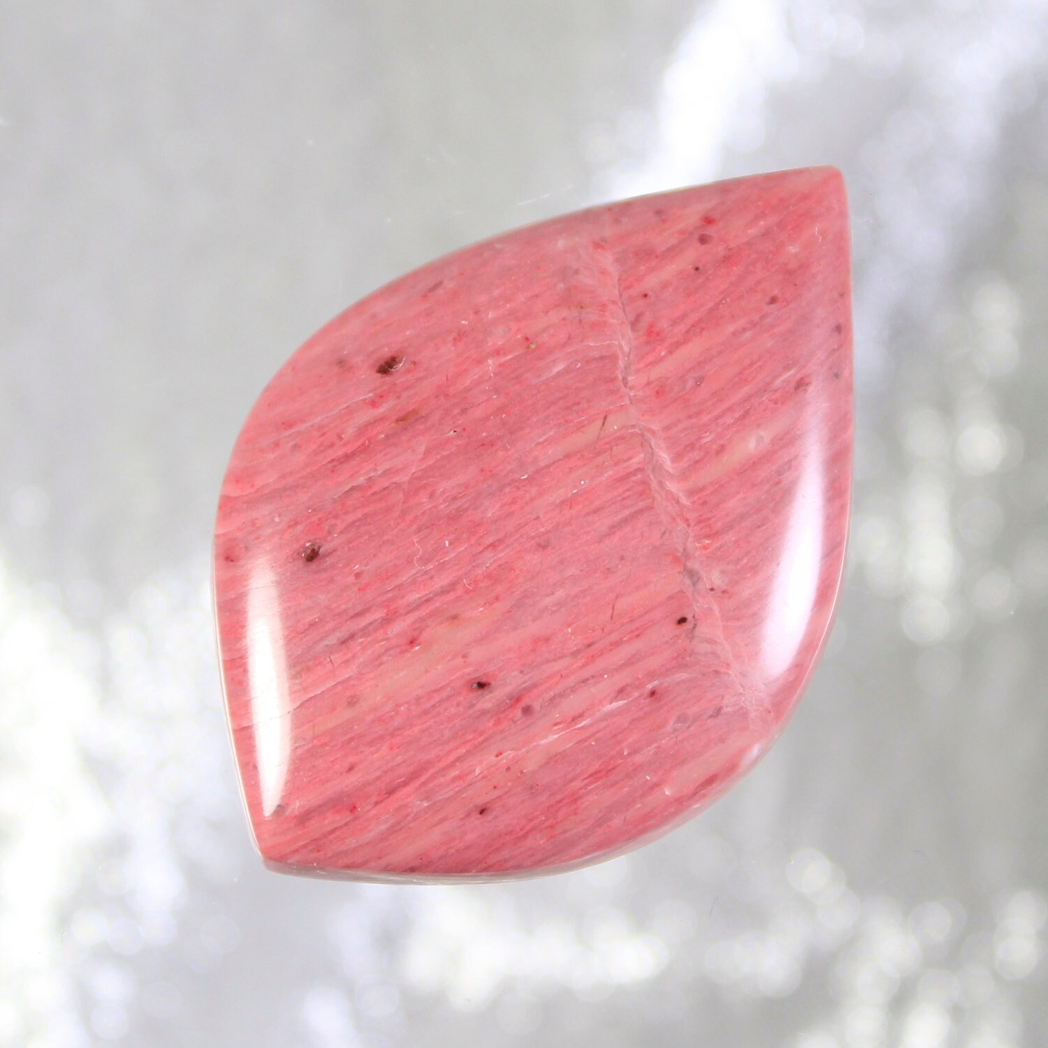 Natural Brazilian Rose Jasper Designer Cut Cabochon