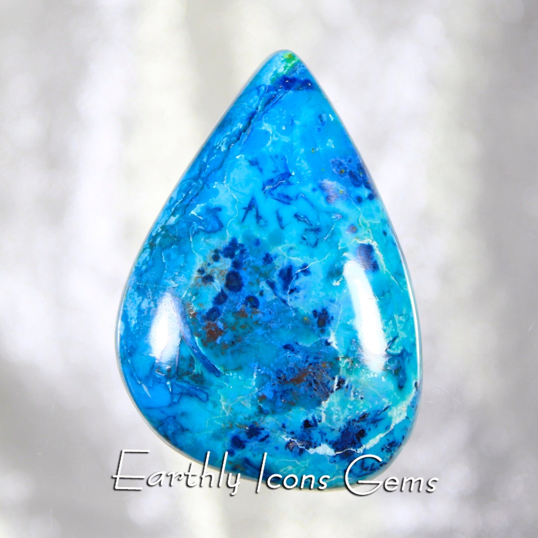 Arizona Shattuckite Designer Cut Cabochon, Designer Cabochons