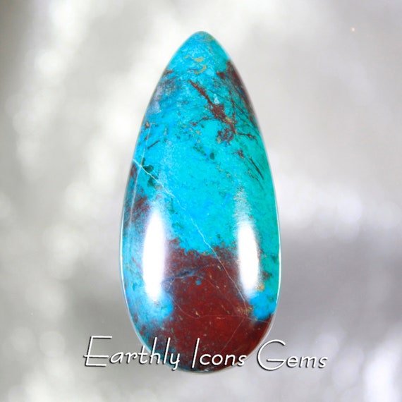Chrysocolla Designer Cut Cabochon