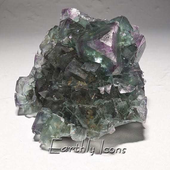 Fluorite from Okorusu Mine "A" Pit; Okorusu Fluorite Crystal Specimen; Multi Color Fluorite Crystal; Raw Fluorite Crystal from Namibia