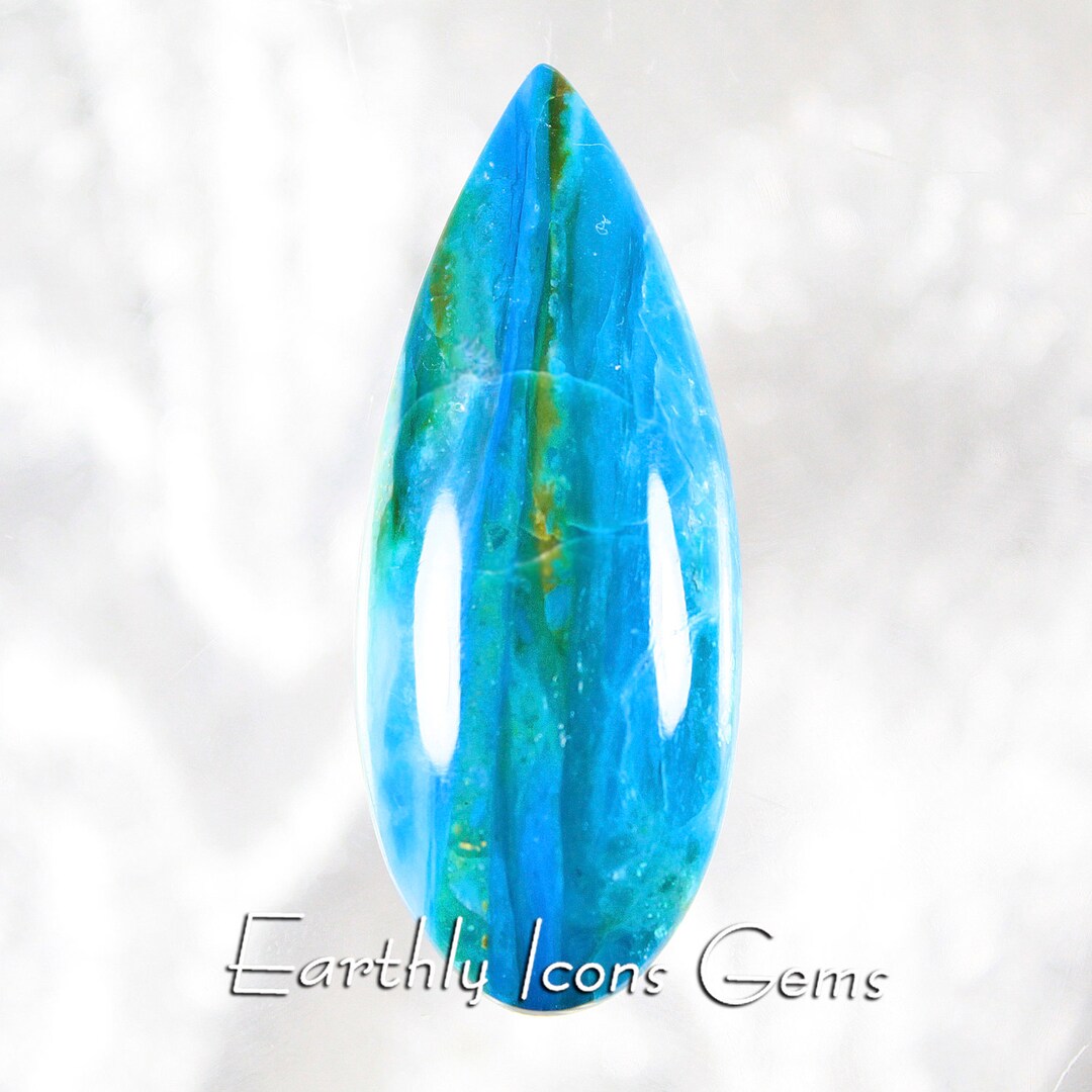 Large Blue Opal Designer Cut Cabochon