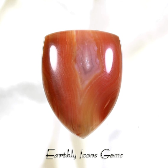 SALE PRICE - African Red Agate Designer Cut Cabochon, Designer Cabochons