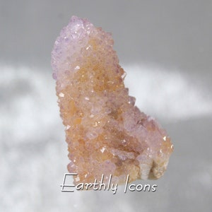 Amethyst Spirit Quartz Crystal from South Africa; Raw Mineral Display Specimen