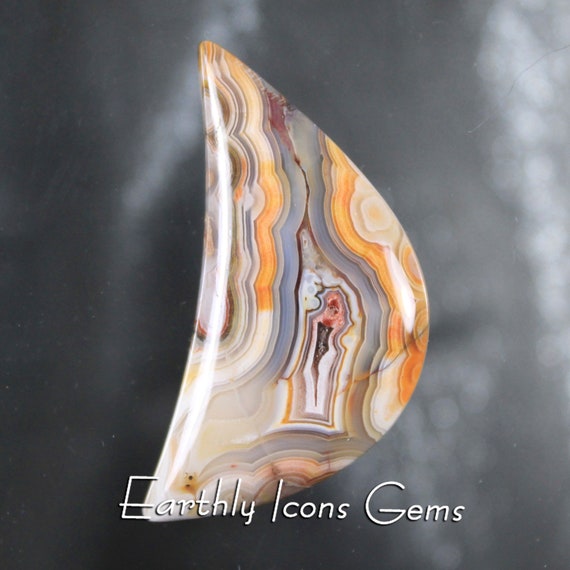 Crazy Lace Agate Designer Cut Cabochon
