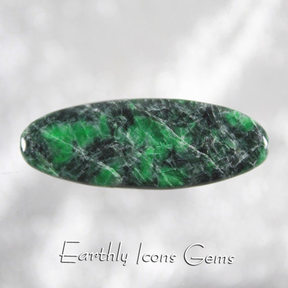 Maw Sit Sit Jadeite Designer Cut Cabochon; Chromium Jadeite Burma