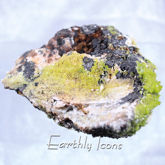 Pyromorphite Mineral Specimen from Guangxi, China; Pyromorphite Crystal Cluster; Chinese Pyromorphite; Large Pyromorphite Specimen