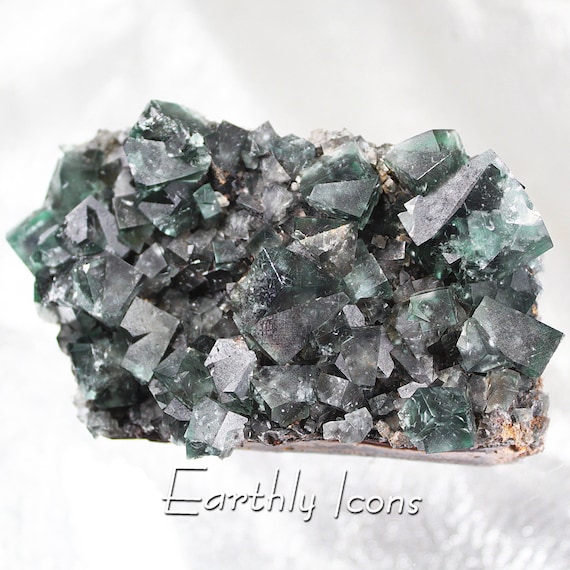 Fluorite from Fairy Holes Pocket, Lady Annabella Mine, England; Raw Mineral Specimen