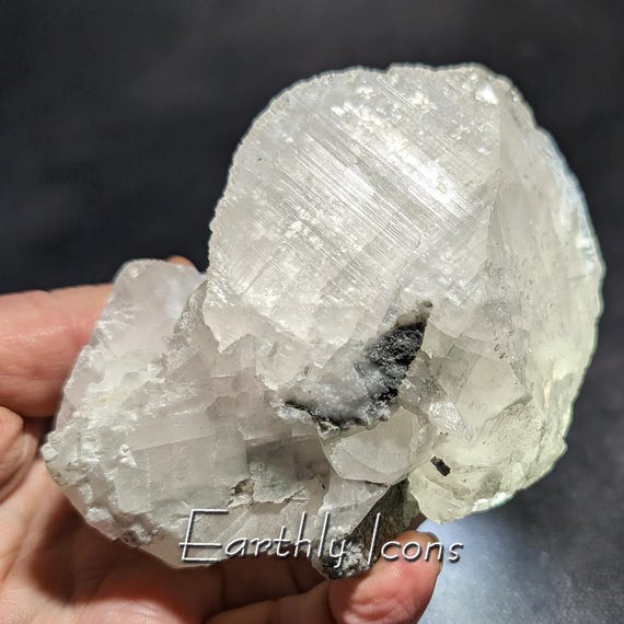 Bladed Calcite from Hubei Province, China; Fluorescent Chinese Raw Calcite Mineral Specimen