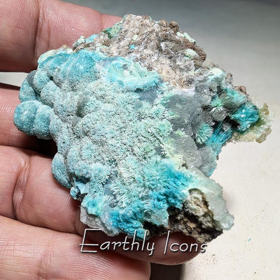 Botryoidal Aurichalcite Mineral Specimen from Arizona; Raw Mineral Specimen