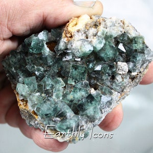 Fluorite Crystal Cluster from Lady Annabella Mine, England; Fluorite Cluster; English Fluorite; Fluorite Specimen; Raw Fluorite Specimen