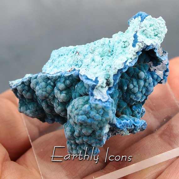 Botryoidal Shattuckite with Chrysocolla from Rancho Jacalito, Sonora, Mexico; Raw Shattuckite; Mexican Shattuckite and Chrysocolla