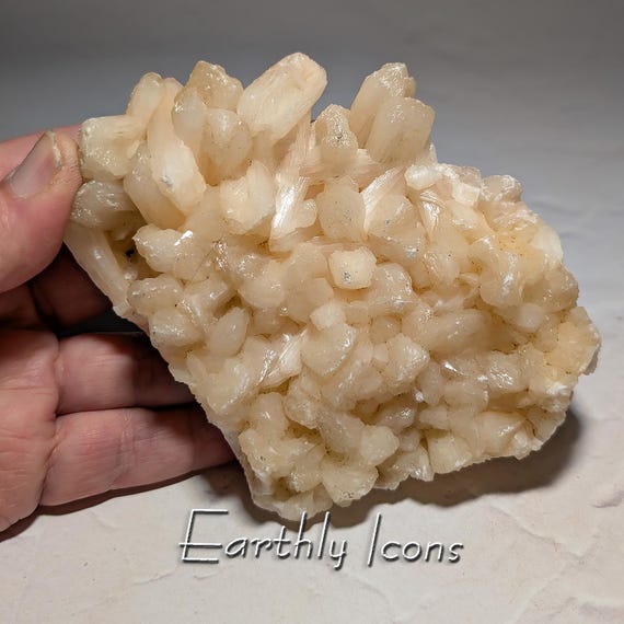 Stilbite Crystal Specimen; Apophyllite and Stilbite Crystals; Zeolite Crystal Specimen