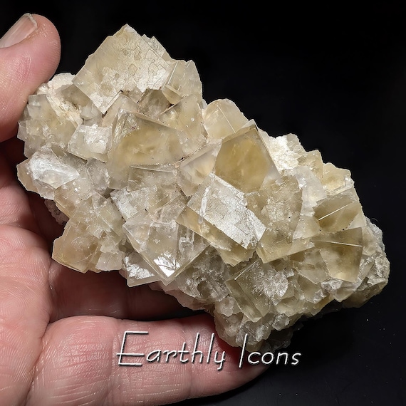 Fluorite from the Harvest Pocket, Lady Annabella Mine, England; Yellow English Fluorite; Raw Fluorite Crystals