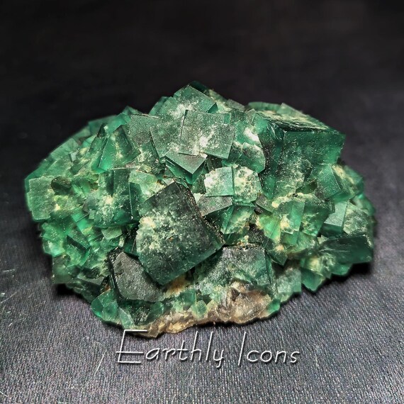 Large Stellar Fluorite (687g) from Naughty Gnome Pocket, Diana Maria Mine; Fluorite Crystals; English Fluorite; Diana Maria Fluorite