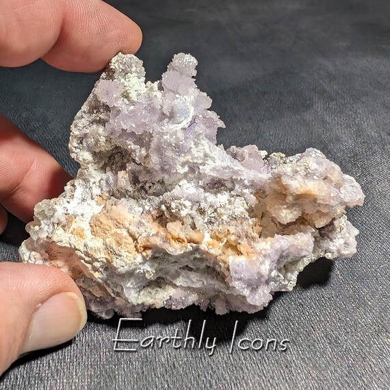 Yttrofluorite Mineral Specimen from Guizhou Province, China; Raw Mineral Specimen; Lavender Fluorite; Decor; Gift