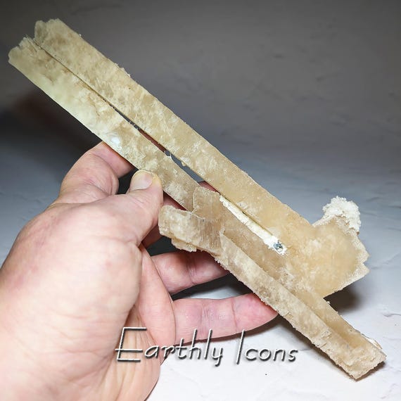 Rare Astounding Calcite Structure from India; Raw Calcite Mineral Specimen; Unusual Calcite Crystals