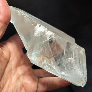 Large Selenite Crystal from Naica Mine, Mexico; Naica Selenite; Raw Selenite Crystal