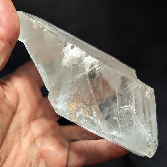 Large Selenite Crystal from Naica Mine, Mexico; Naica Selenite; Raw Selenite Crystal