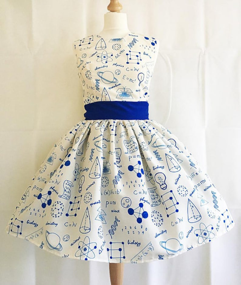 Science Clothes By Rooby Lane Science Dress,Physics Dress Science Print