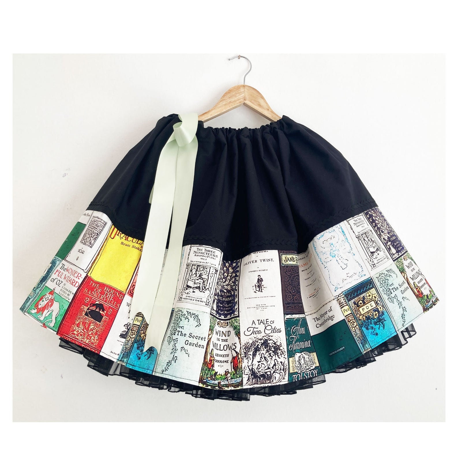 Book Covers Skirt Literary clothesLiterature Skirt Geekery Etsy