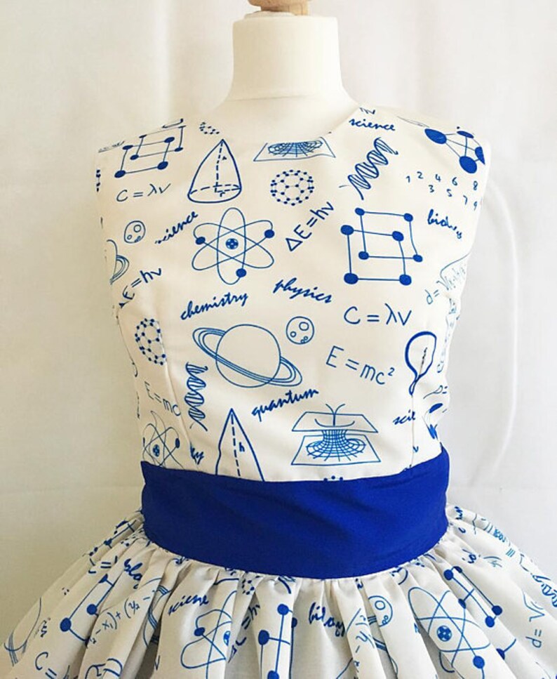 Science Clothes By Rooby Lane Science Dress,Physics Dress Science Print