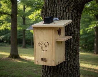 Squirrel House with Camera- Smart Nesting Box, Made in USA!