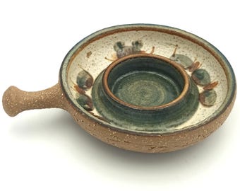 Soholm, Dänemark, Keramik-Kerzenhalter im Vintage-Stil (MCM), 14 x 18 cm