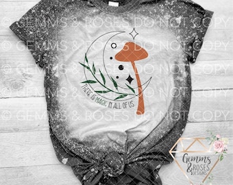 Forestcore Moon Sublimation DTG PNG, Witch, Occult, Stars, Cottagecore Sublimation, Mushroom, Moon