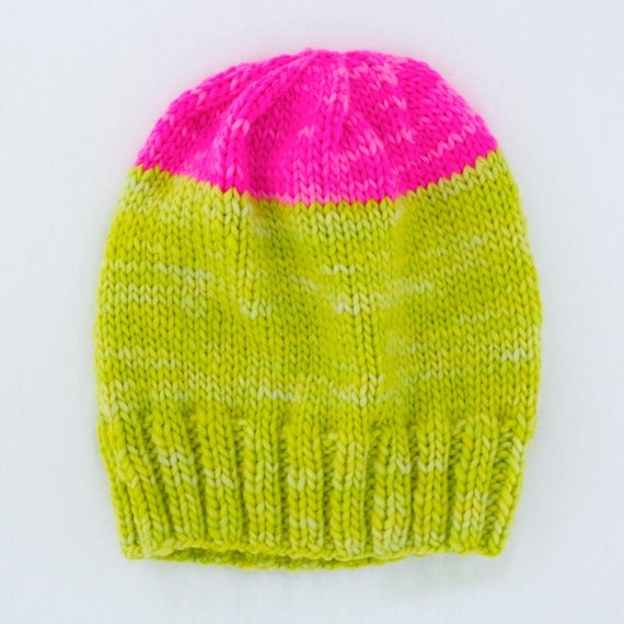 Items similar to zee ski hat . hand-knit . custom colors . soft wool ...