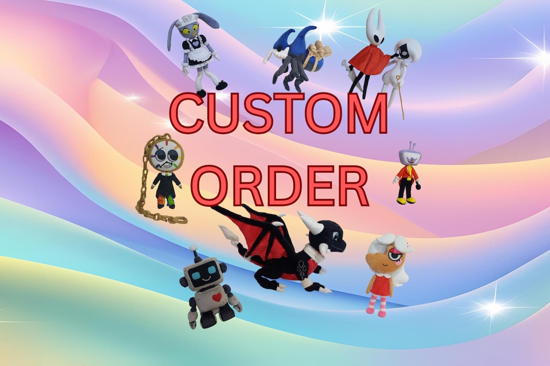 Custom Plush Toy – Made to Order Plush Creature – From Drawing or ...
