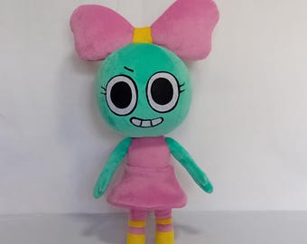 Peluche coquelicot inspirée de Dandy's World - personnage en peluche fait main - jolie peluche de joueur - animal en peluche fan art - cadeau pour les joueurs